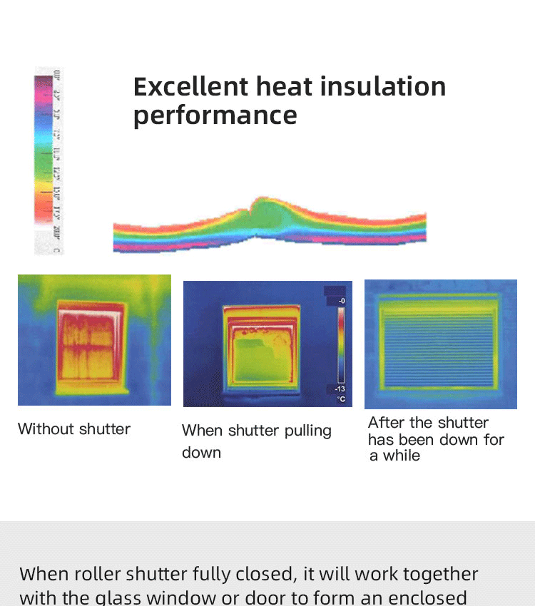 Excellent  heat insulation performance